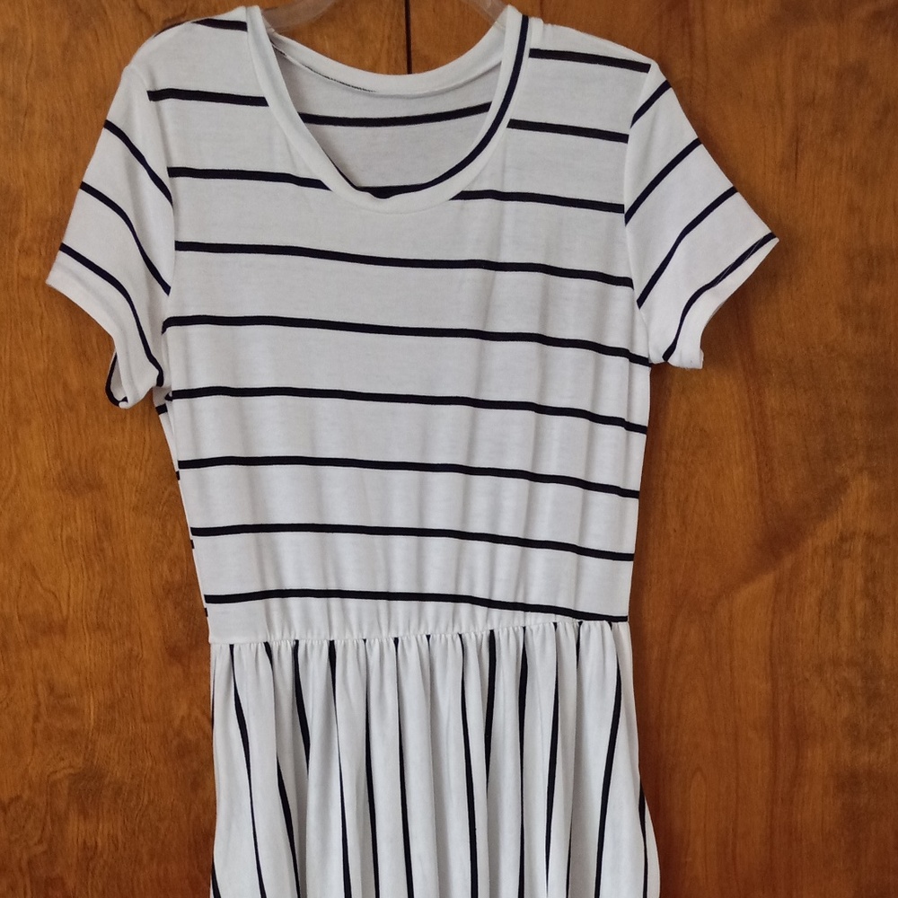 Striped Maxi Knit dress